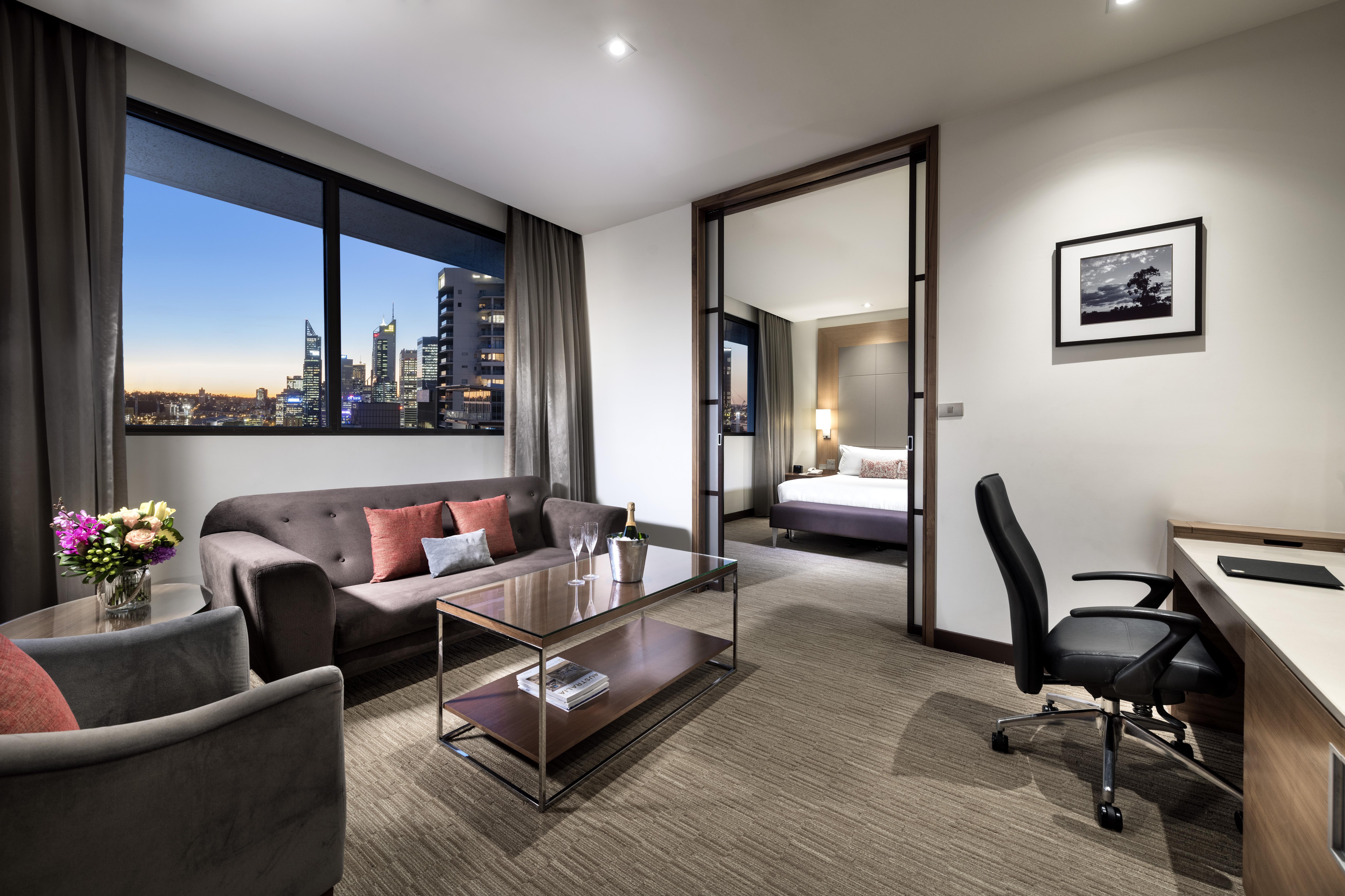 Pan Pacific Perth Ξενοδοχείο Εξωτερικό φωτογραφία A suite at the Crown Towers