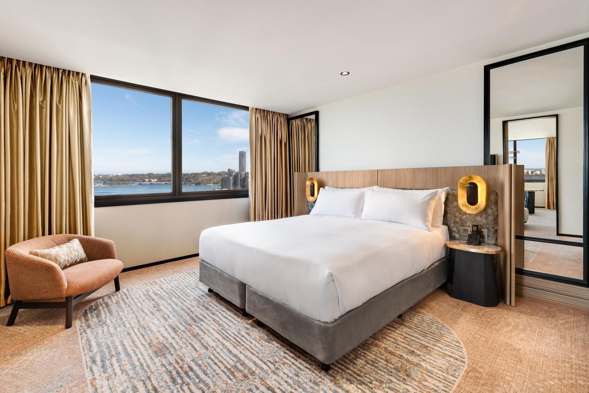 Pan Pacific Perth Ξενοδοχείο Εξωτερικό φωτογραφία A bedroom at the hotel